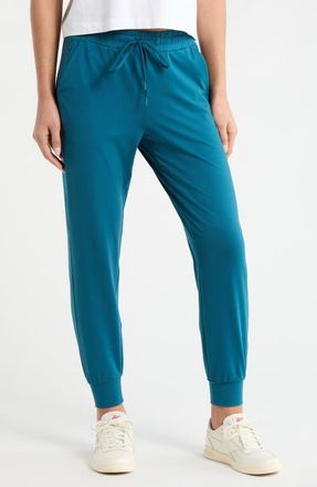 Zella Move In Pocket Joggers in Teal Seagate at Nordstrom, Size X-Small
