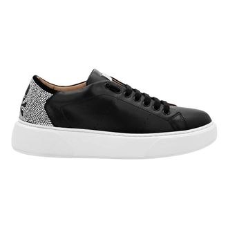 Philipp Plein Dames, Schoenen, Zwart, Maat: 41 EU Leer