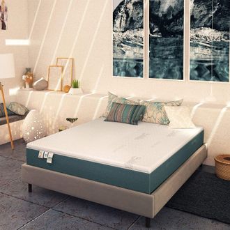 Baldiflex Baldiflex - Materasso Plus Top Fresh In Memory 4 Strati Con Fodera Cooler Piazza E Mezza Misura 120x200 Cm