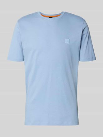 Boss Orange by Hugo Boss BOSS Orange Regular Fit T-Shirt aus reiner Baumwolle Modell TALES in Hellblau, Gr&ouml;&szlig;e M