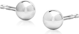 RS Pure by Ross-Simons 4mm 14kt White Gold Ball Stud Earrings
