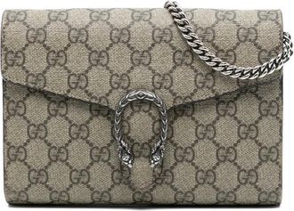 Gucci 2016-2025 GG Supreme Dionysus Chain Wallet crossbody bag - Marrone