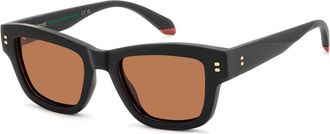 Polaroid PLD 6256/S/X Polarized 003/HE Womens Sunglasses Black Size 49
