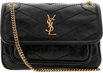 Saint Laurent Black Niki Mini Shoulder Bag