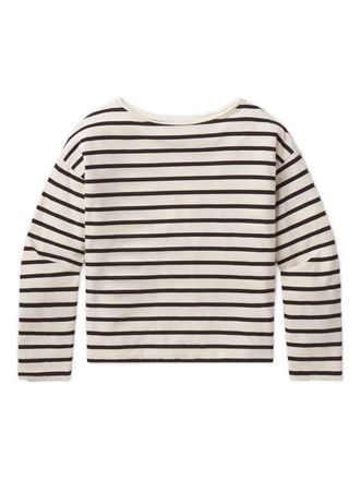 Citizens Of Humanity boat-neck striped T-shirt - Neutrals