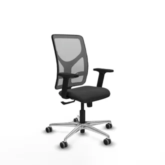 Piqueras y Crespo Silla De Oficina Piqueras Y Crespo Motilla Negro Espuma Alta Densidad