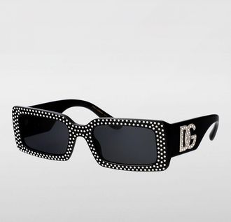 Dolce & Gabbana Occhiali da sole 0DG4447B Dolce & Gabbana in acetato con strass