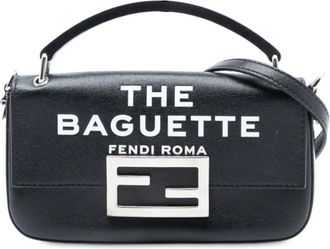 Fendi Pouch per smartphone Baguette Marc Jacobs in pelle di vitello 2010-2025 - Nero