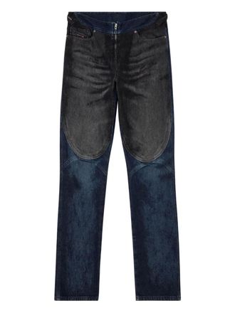Diesel D-Bucy double-layer jeans - men - Cotton/Other Materials - 36 - Black