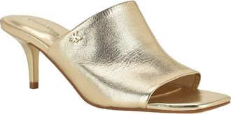 Calvin Klein Chaney Sandal in Gold Leather at Nordstrom, Size 7.5