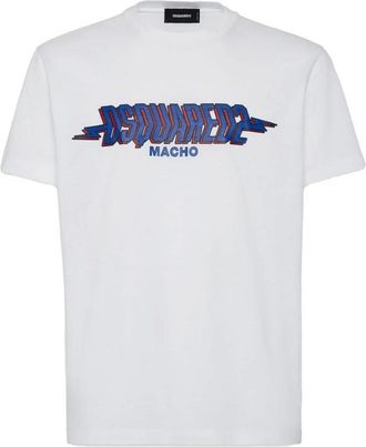 Dsquared2 Uomo, Top, Bianco, M, new