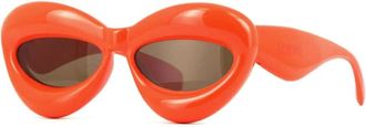 Loewe Ladies Black Cat Eye Sunglasses LW40097I 42E