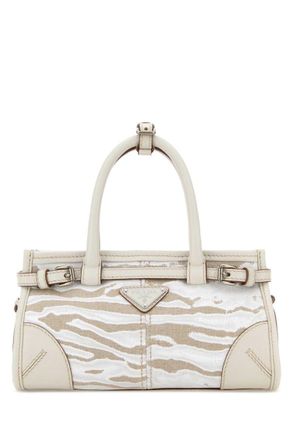 Prada Natural Bonnie Small Satchel