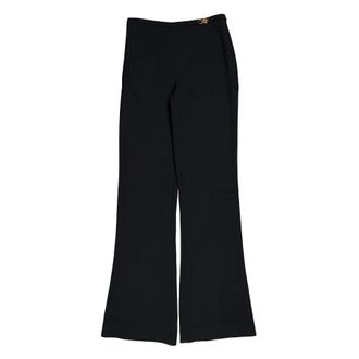 Versace Cady Wide-Leg Pants, Brand Size 38 ( US Size 2 )