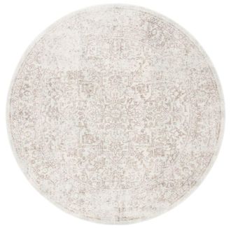 Safavieh Alfombra marfil/gris topo 160 x 160 cm