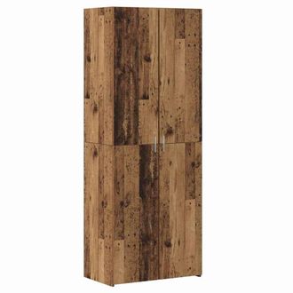 Berkfield Home Highboard Old Wood 70x42.5x185 cm Engineered Wood in Brown