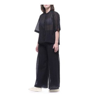 Forte_Forte My Shirt - Dames - Overhemden - Zwart - S - Katoen - Overhemden