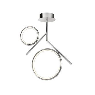Netlighting Olimpia Ceiling 30W LED 3000K 2250lm IP20 Chrome in Silver