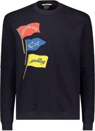 Paul & Shark Blue Cotton Mens Sweatshirt