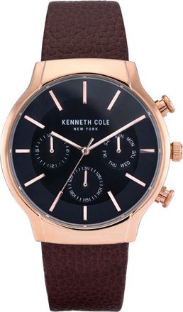 Kenneth Cole KC50928004 Mens Dress Sport Watch - Rose Gold - One Size