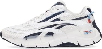 Reebok Zig Kinetica 2.5 Essential Blauw Heren Lage Schoen/Schoeisel While/vector Navy - Heren - Hardloopschoenen - Wit - 45 EU - Fitness