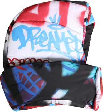 Dolce & Gabbana Mens Graffiti Print Padded Bucket Hat - White - One Size