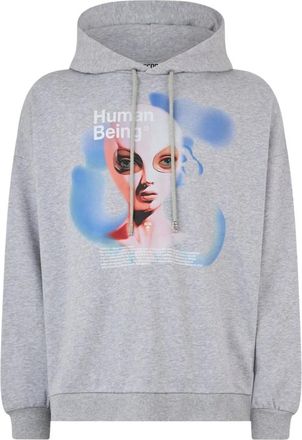 GCDS Gcds, Heren, Sweatshirts & Hoodies, Grijs, Maat: XL Katoen