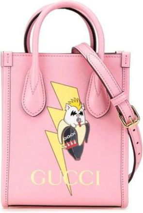 Gucci Pre-owned Handbags, female, Pink, Size: ONE SIZE Pre-owned Leather gucci-bags