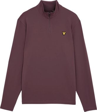 Lyle & Scott Tops, Heren, Paars, XL, Mid Layers Golfbaan Midlayer