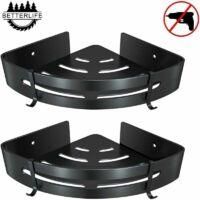 OEM Estante Esquinero Para Ducha, Estante De Ba&ntilde;o Sin Taladrar, Cesta De Almacenamiento Para Ducha, Estante De Ducha De Aluminio Para Montaje En Pared, Ca