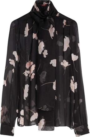 Max Mara Alfeo Overhemd - Dames - Blouses - Zwart - M - Overhemden