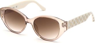 Guess GU7724 57F Womens Sunglasses Brown Size 53