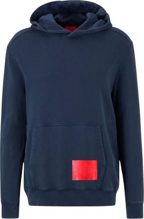 HUGO BOSS Hombre, Sudaderas, Azul, Talla: S