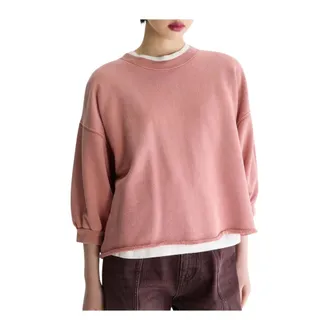 Bellerose Hoodies & sweatvesten, Dames, Rood, M, Katoen, Vicske Sweater