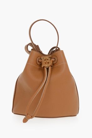 Burberry Borsa A Secchiello In Pelle Con Tracolla Burberry