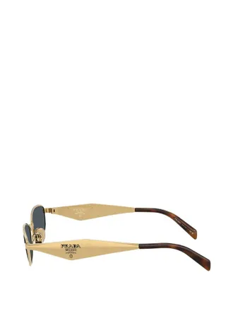 Prada PRD51S Metal Frame Sunglasses - Gold