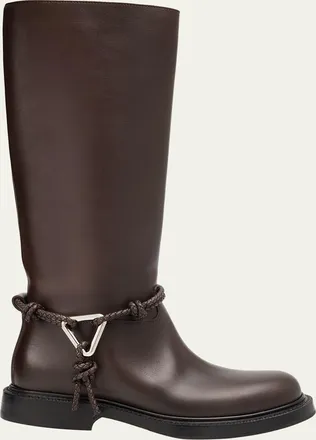 Bottega Veneta James Knee-High Leather Boots