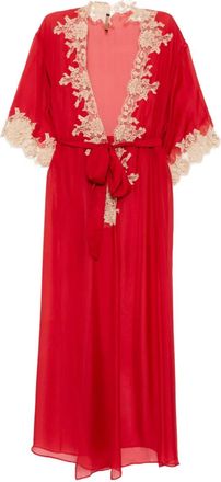 Kiki De Montparnasse Vestaglia Orchid - Rosso