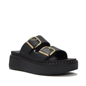 FitFlop Gen-FF Max Buckle Sandal in All Black at Nordstrom, Size 10