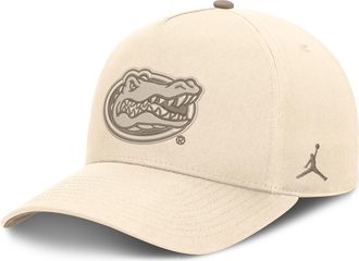 Nike Jordan Mens Florida Natural Rise Jordan Brand Dri-FIT College A-Frame Adjustable Hat in Brown | JCB20DTUUFN-M4T