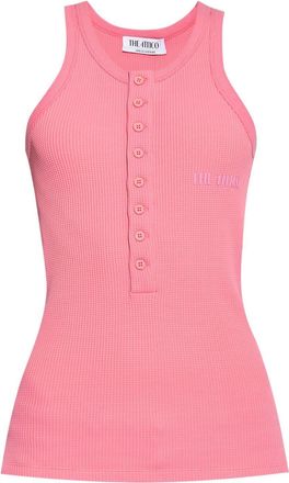 The Attico Logo Top - women - Cotton/Polyamide - 40 - Pink