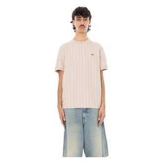 Lacoste Heren, Tops, Beige, Maat: XL