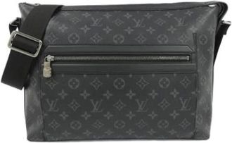 Louis Vuitton Pre-owned Cross Body Bags, male, Black, Size: ONE SIZE Pre-owned Canvas louis-vuitton-bags