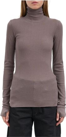 Christophe Lemaire Turtleneck Top - Dames - Coltruien - Grijs - L - Wol - Truien & Vesten