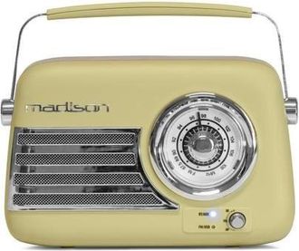 Madison New York Radio Port&aacute;til - Madison - Vr 40 - Bluetooth - Recargable Por Usb - Sintonizador Anal&oacute;gico
