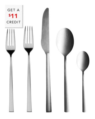 Mepra 5Pc Flatware Set With $11 Credit