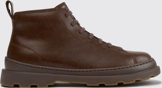 Camper Stivaletti stringati Brutus+ in pelle liscia con suola in gomma
