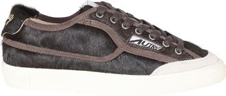 Autry White Leather Low-Top Sneakers