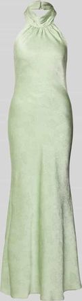 Neo Noir Neo Noir Abendkleid mit Neckholder und Schluppe Modell Fiona in Hellgruen, Gr&ouml;&szlig;e 34
