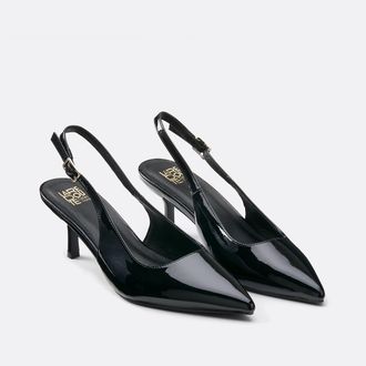 La Redoute Collections Polyurethaan pumps met hoge hakken